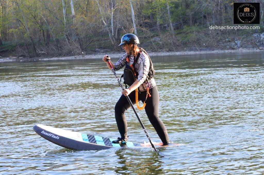 SUP in the river