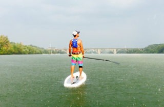 stand up paddle board inflatable pfd