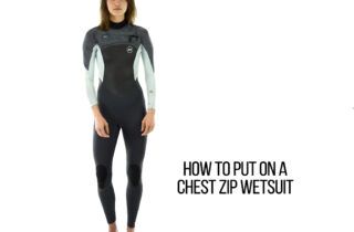 how to put on a chest zip wetsuit
