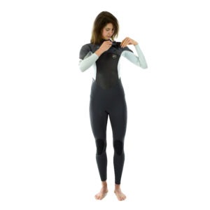 how to put on a chest zip wetsuit
