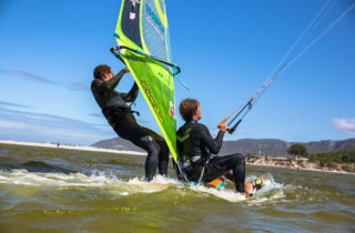 Windsurfing Versus Kiteboarding