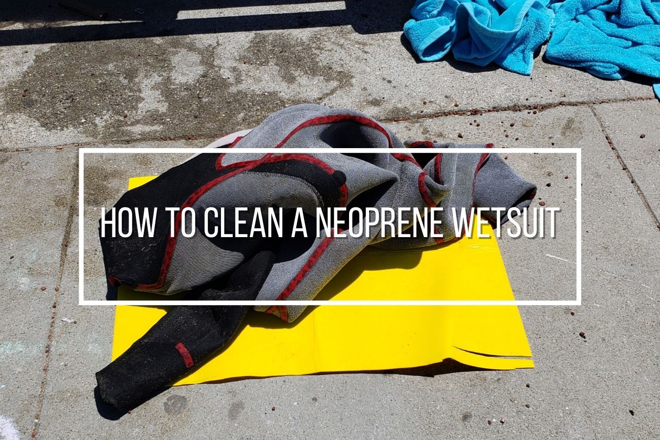 how to clean a neoprene wetsuit