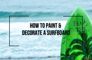 how to paint a surfboard