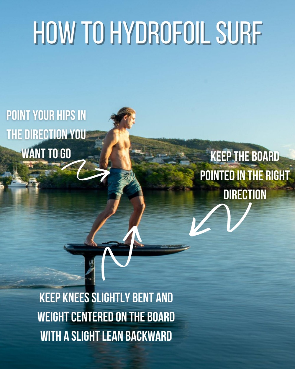 how to hydrofoil surf