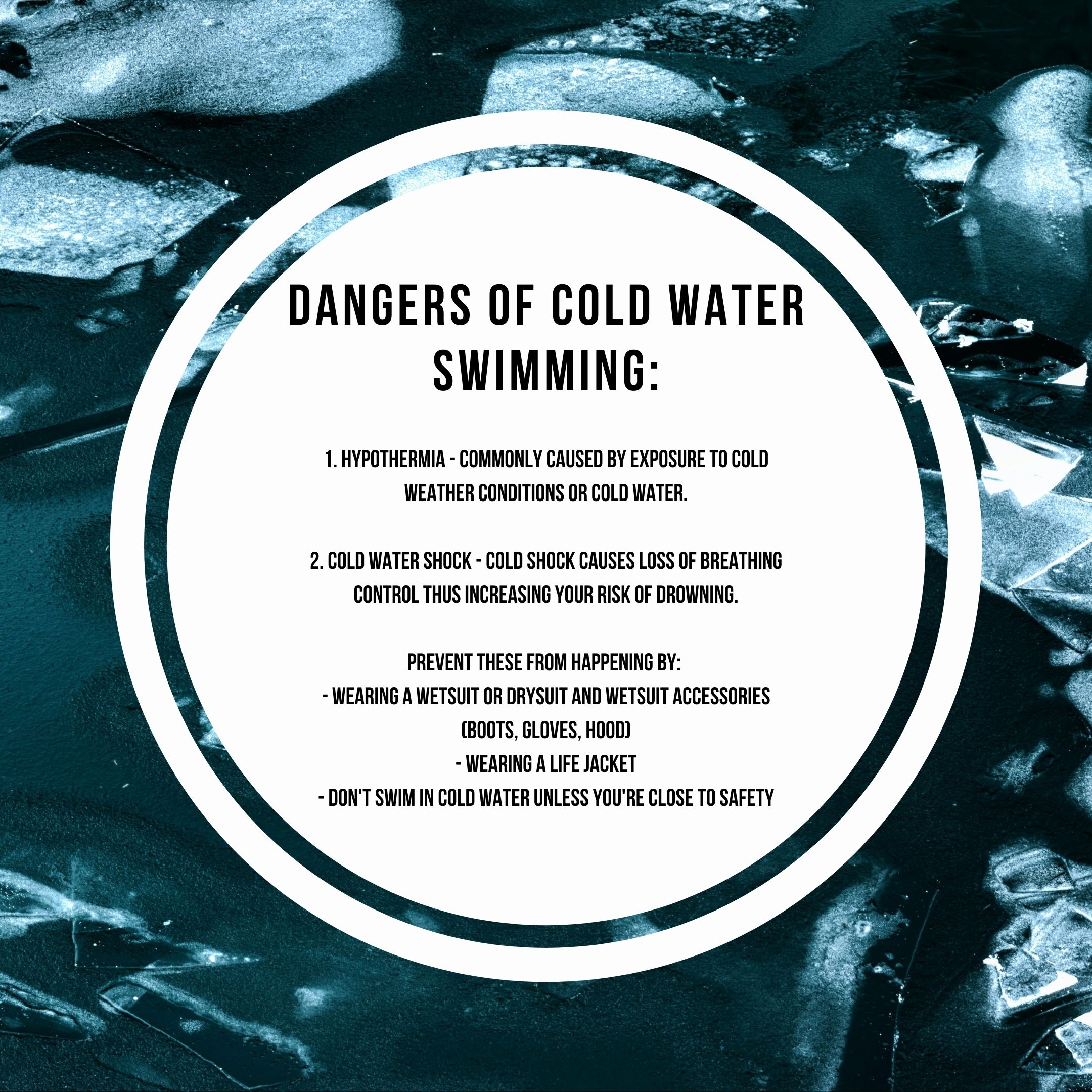 dangers of cold water swimming