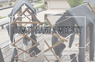 how to hang a wetsuit