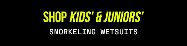 Shop Kids' Snorkeling Wetsuits