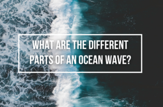 different parts of an ocean wave