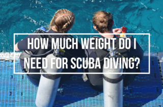 how much weight do i need for scuba diving