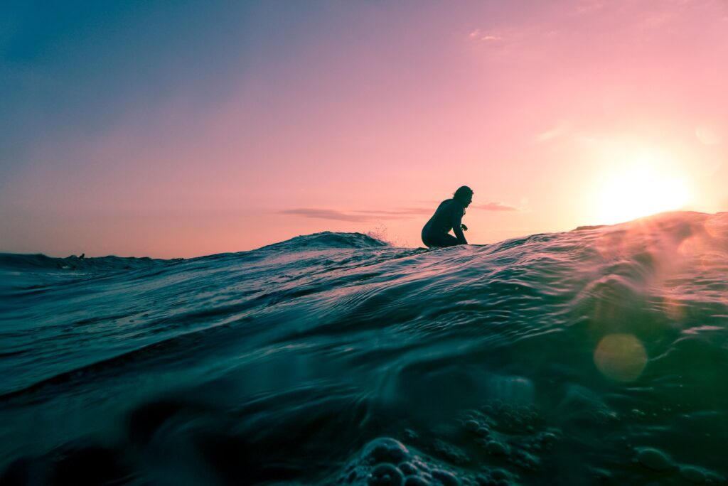dawn patrol surfing
