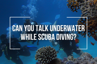 can you talk underwater while scuba diving
