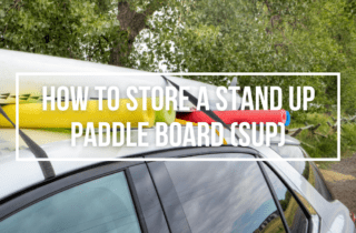 how to store a stand up paddle board