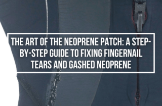 how to fix a wetsuit fingernail tear