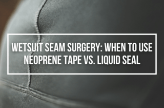 wetsuit seam repair