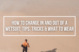 how to change in and out of a wetsuit
